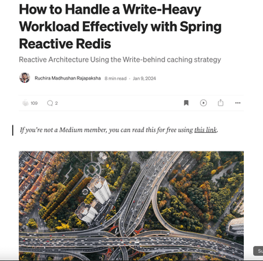 Scalable Write-Behind Caching for High-Volume Data Processing